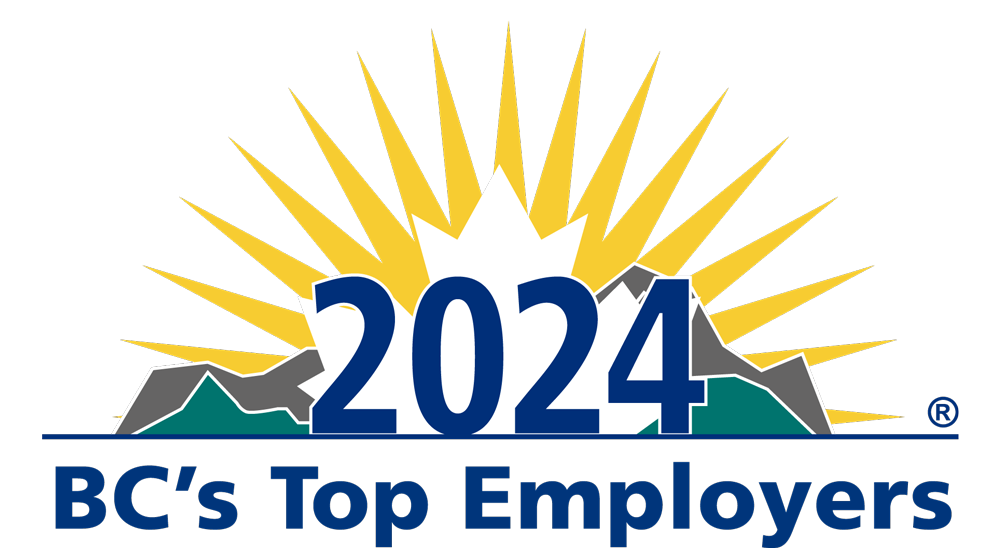 BC's top employers 2024 logo.