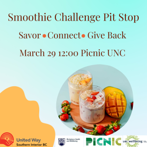 Smoothie Challenge Pit Stop